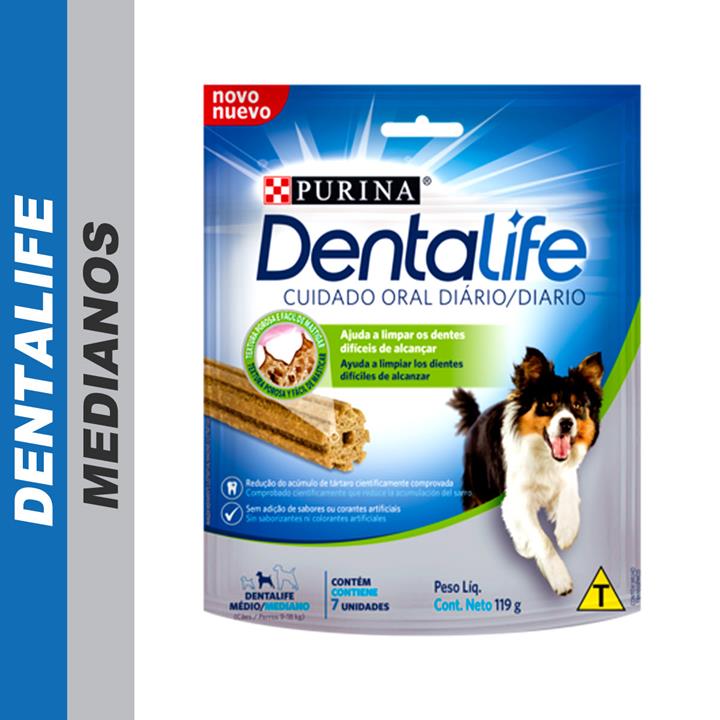 DentaLife Salud Oral Medianos 7 u. 119g